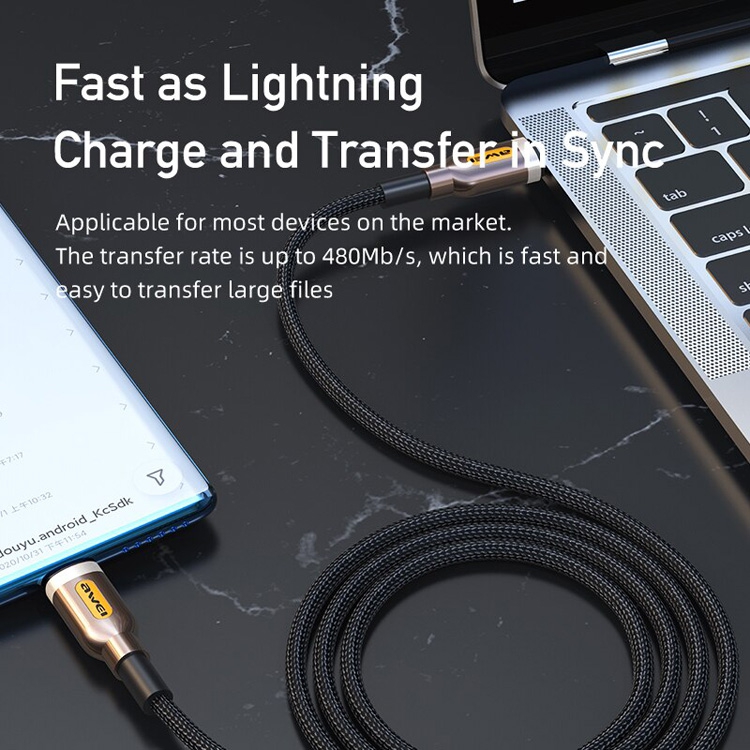 PD60W Type-C  Type-C    Awei CL-125T Fast charging 60 
