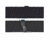 Клавиатура для ноутбука HP Omen 17-W черная с красной подсветкой