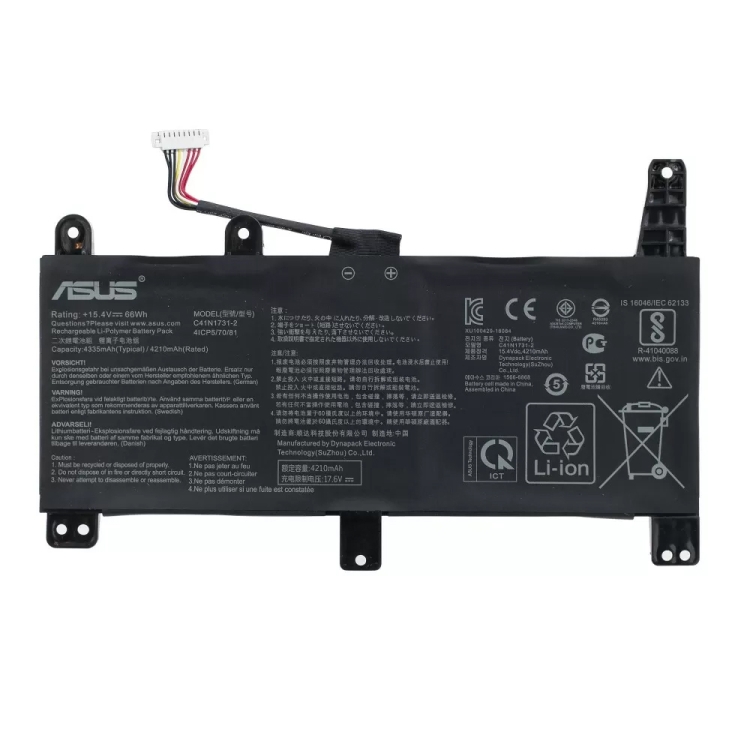  C41N1731-2  Asus ROG Strix G15 G512LU, G531GU, G731GW, G732LV