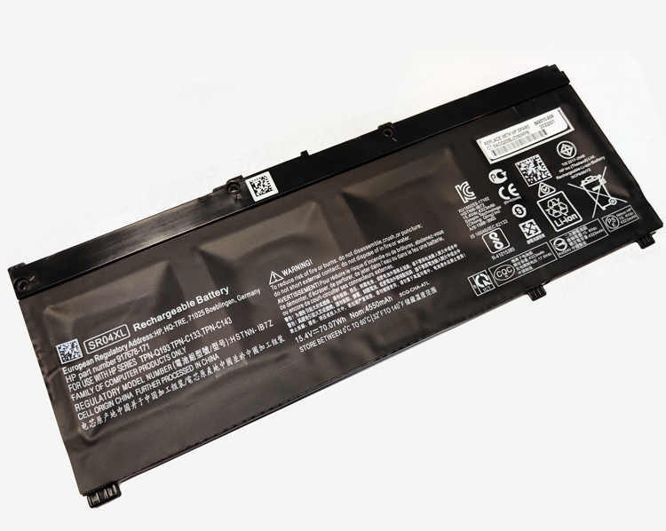  HP Omen,  SR04XL  15-DC 15-CE 15-CX 15-CB 17-CD 17-CB 15.4V 4550mAh 70.07Wh