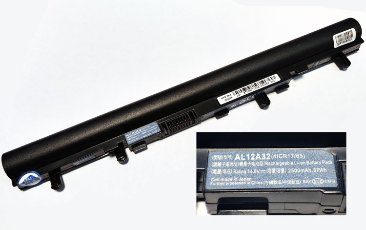  AL12A32 AL12A72   Acer Aspire ES1-411 V5-531 V5-571 P255-MG 14.8V 2500mAh