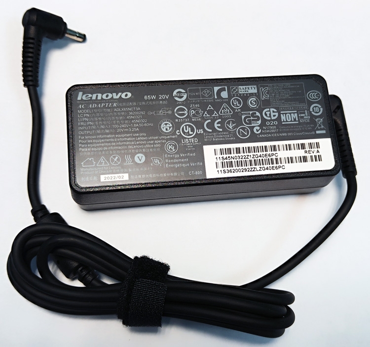 Зарядка для ноутбука Lenovo 20V 3.25A 65W Ideapad 3-14ADA05 L340-15IWL S145-14IWL 3-15ARE05