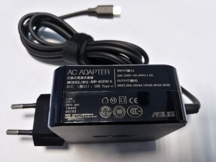   Asus ADP-45EW C 20V 2.25A 45W USB Type-C  Zenbook 3 ux390u ux370u ux390ua