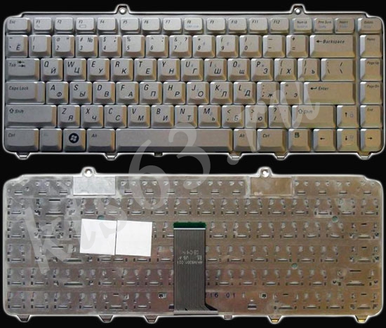 Клавиатура Dell 1420 1525 1540 1545 XPS M1330 серебро