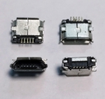 Разъем Micro USB B 5Pin гнездо SMT (на плату)