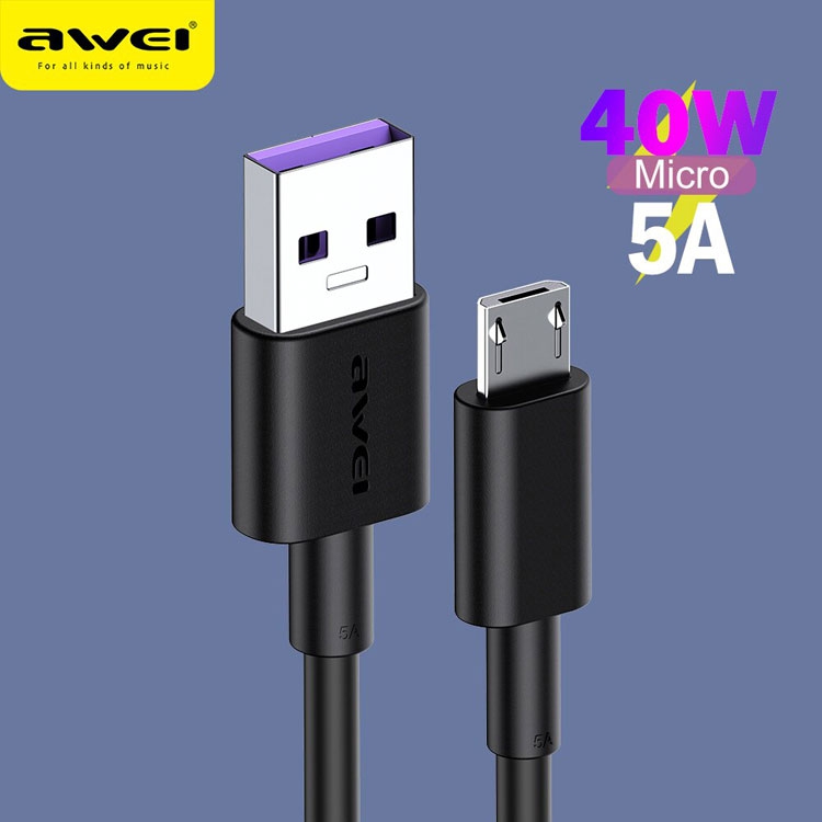  micro USB  5A   super charge Awei CL-77M