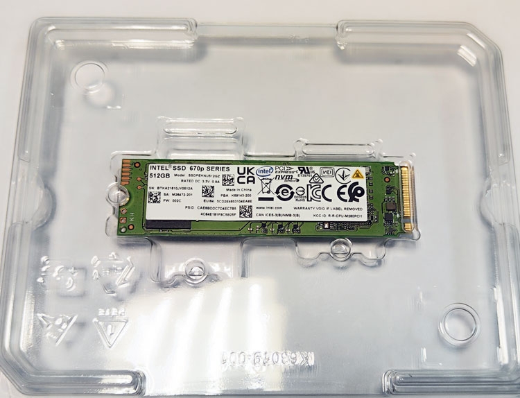 SSD- Intel 512  N670p SSDPEKNU512GZX1 M.2-NVMe 