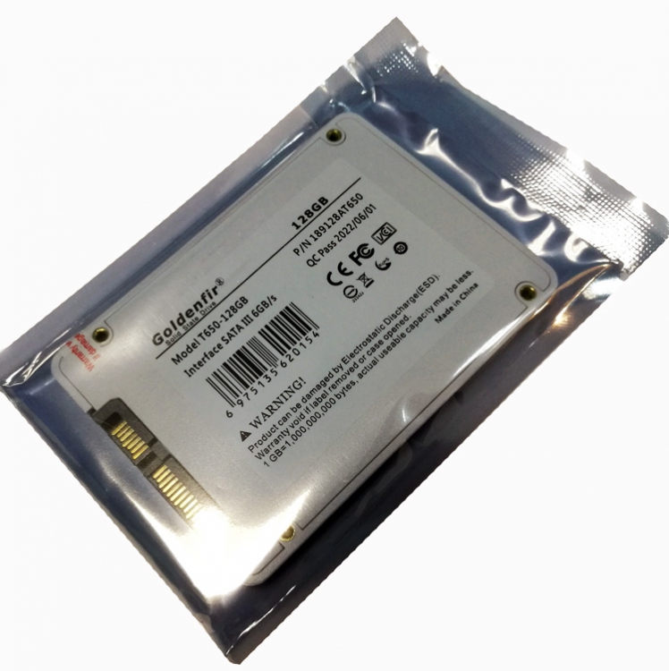 SSD накопитель Goldenfir 128 Гб для ноутбука 2.5 дюйма