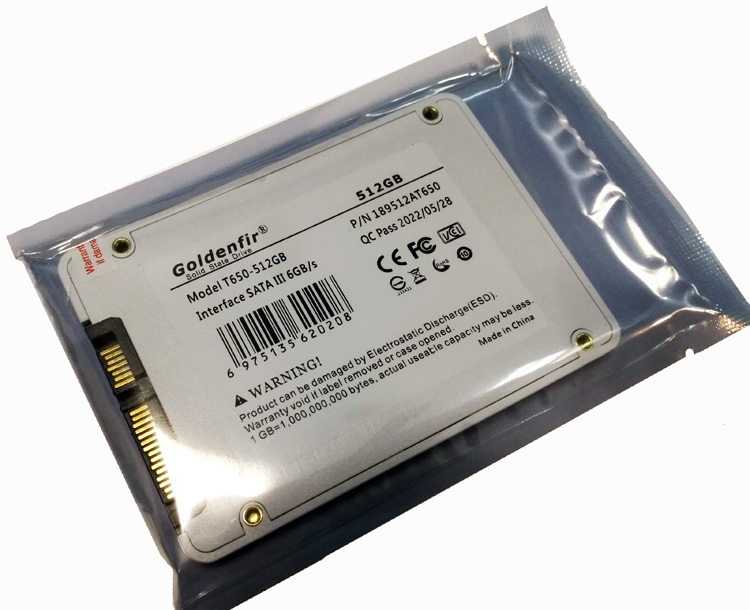 SSD  Goldenfir 512    2.5  Sata-III