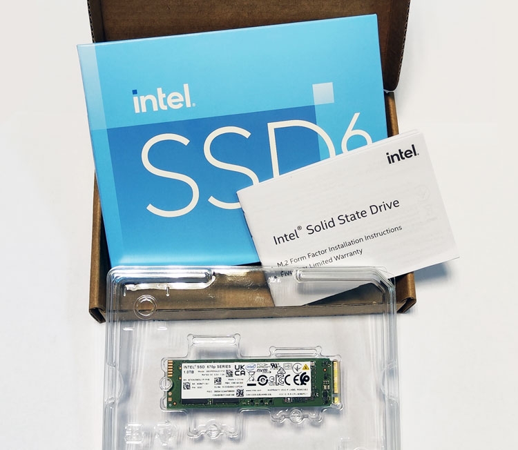 SSD- Intel 1000  N670p SSDPEKNU010TZX1 M.2-NVMe  1TB