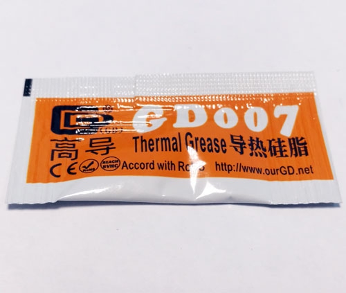 Термопаста GD007 0.5-гр. теплопроводность:  6.8W
