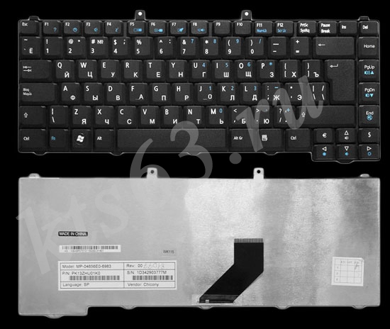 Клавиатура для ноутбука Acer Aspire 3100 5100