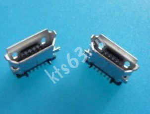 Разъем Micro USB B 5Pin гнездо SMT (на плату)