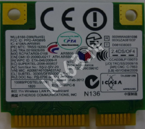 Wi-Fi модуль для ноутбука wll6160-d99