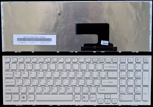 Клавиатура Sony Vaio VPC-EH White