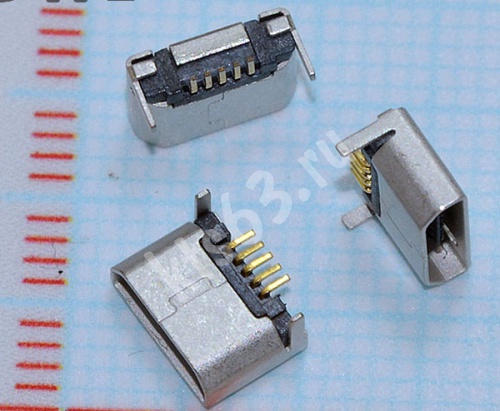  Micro USB B  5Pin SMT (2876)