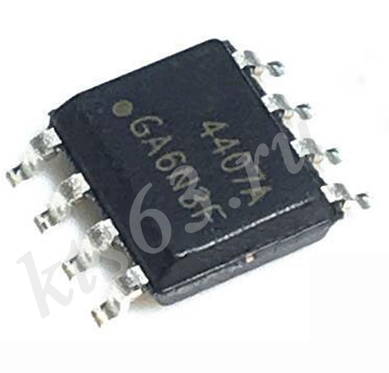 AO4407 P-Channel MOSFET 30V 12A