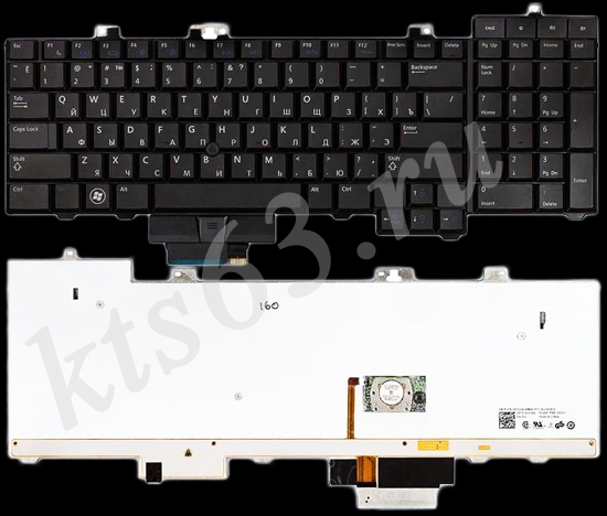 Клавиатура Dell Precision M6400, M6500