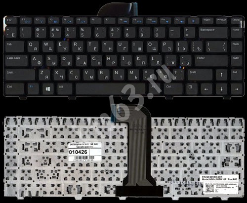 Клавиатура Dell 3421 3437 5421 5437 5523 M431R 3440 421
