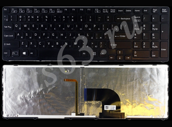 Клавиатура для ноутбука Sony SVE17 SVE171 с подсветкой